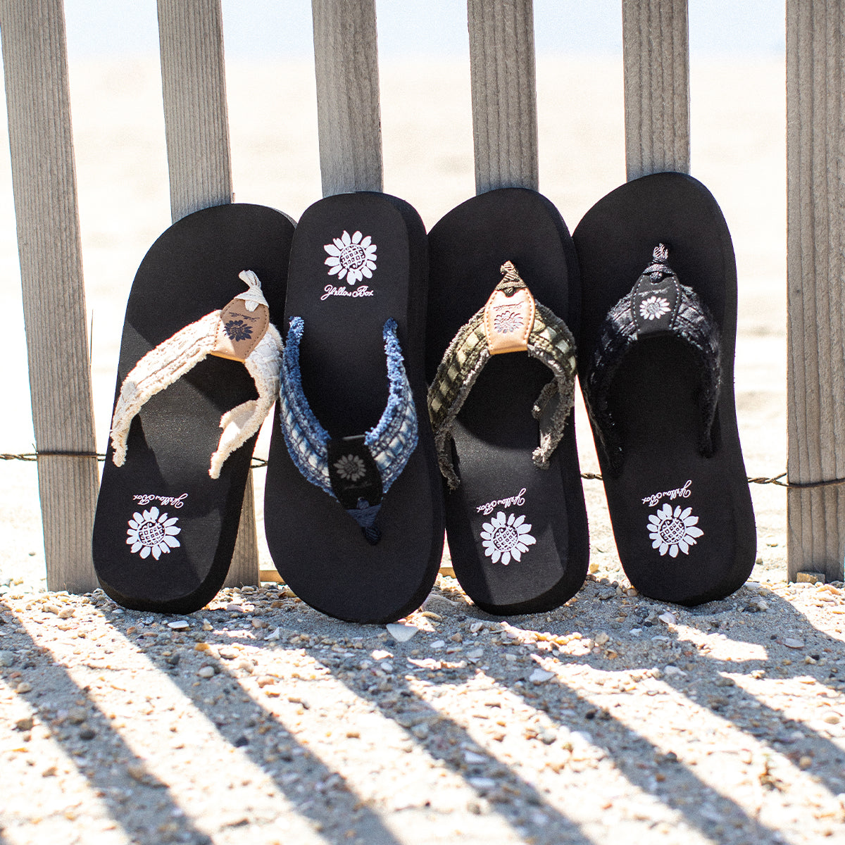 Yellow Box Footwear Fulmar Flip Flop - Denim