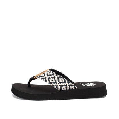 Yellow Box Footwear Filana Flip Flop - Black