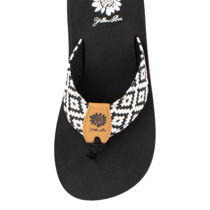 Yellow Box Footwear Filana Flip Flop - Black