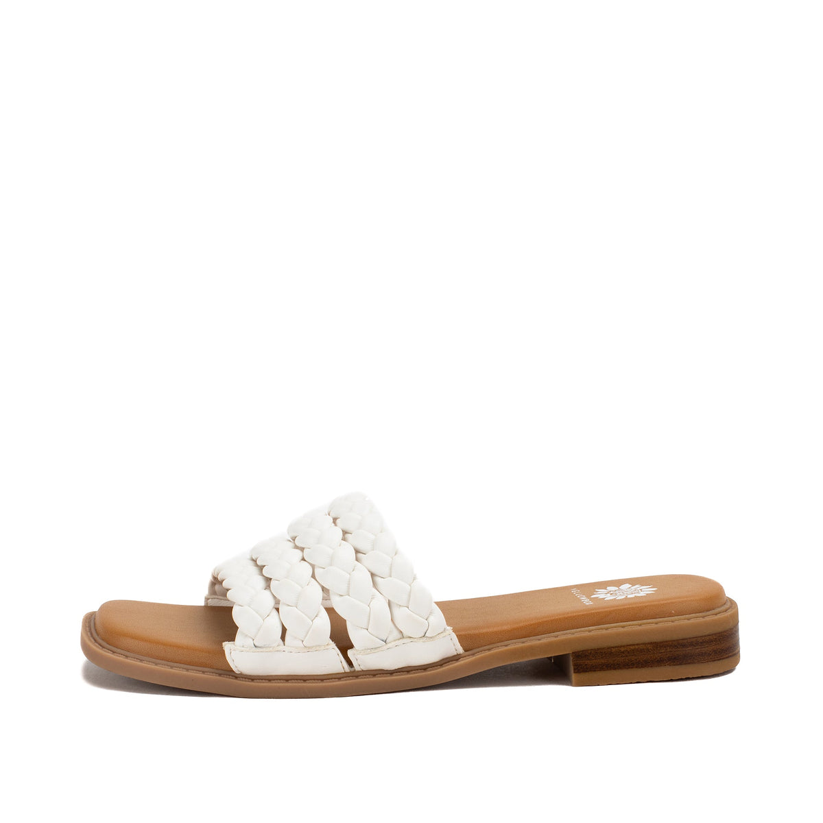 Yellow Box Footwear Santai Slide Sandal - White