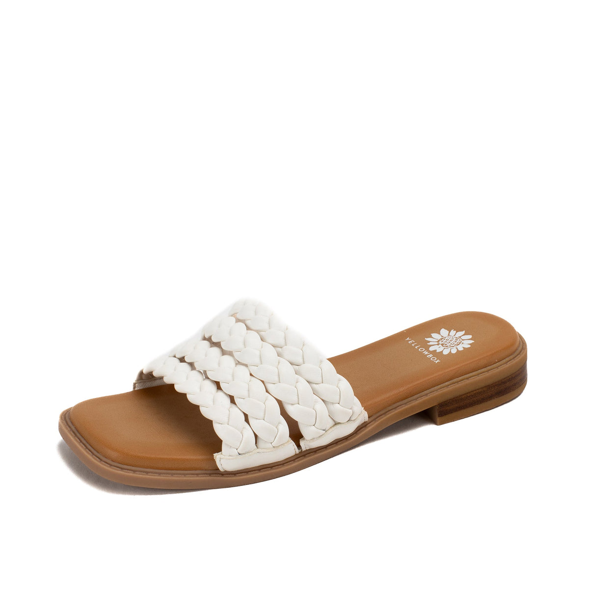 Yellow Box Footwear Santai Slide Sandal - White
