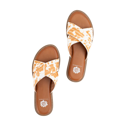 Yellow Box Footwear Linta Crossband Slide - Cow