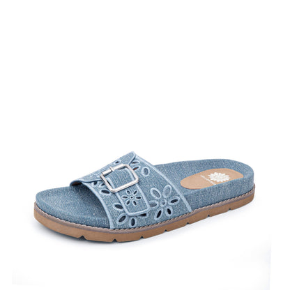 Yellow Box Footwear Haisley Slide Sandal - Denim