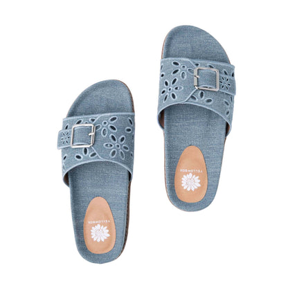 Yellow Box Footwear Haisley Slide Sandal - Denim