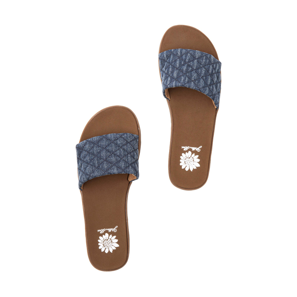 Yellow Box Footwear Fitzy Slide Sandal - Navy