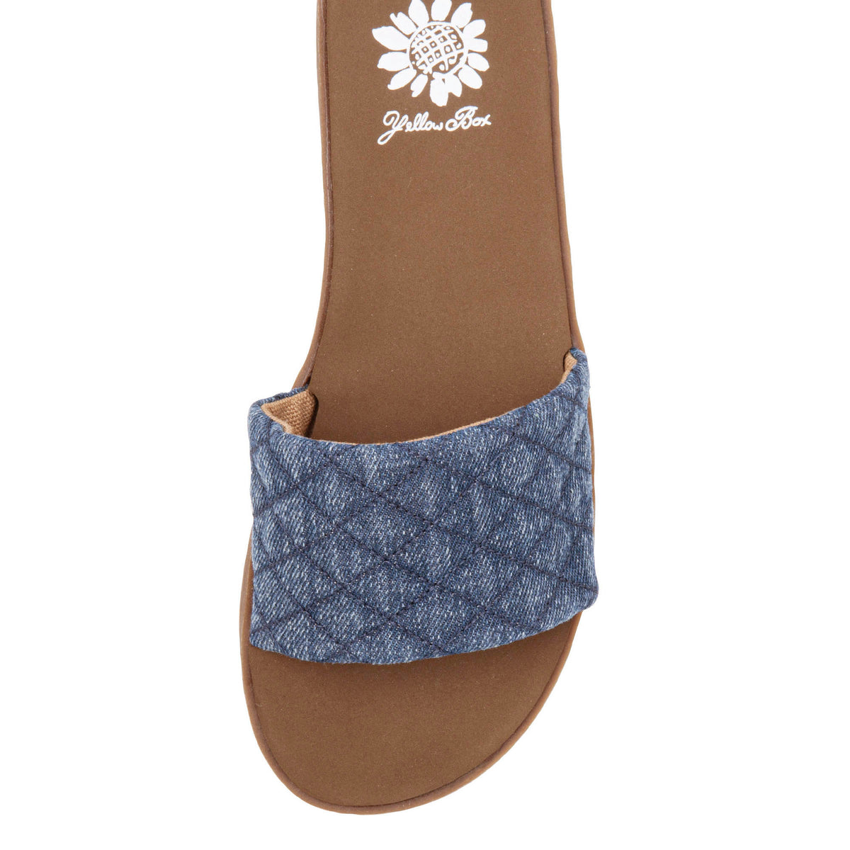Yellow Box Footwear Fitzy Slide Sandal - Navy