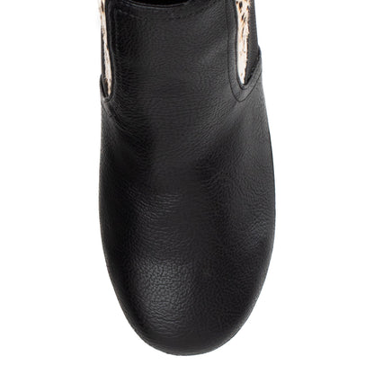 Yellow Box Footwear Malvena Wedge Sneaker Boot - Black