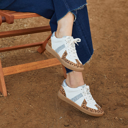 Yellow Box Footwear Zayne Lace-Up Sneaker - Leopard