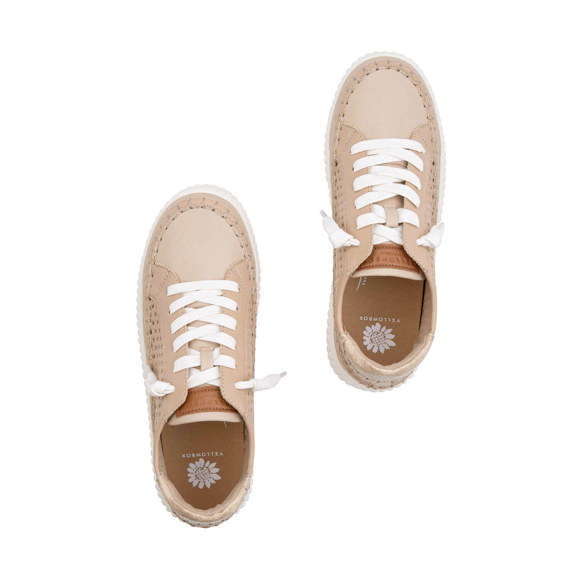 Yellow Box Footwear Mazal Perf Sneaker - Natural