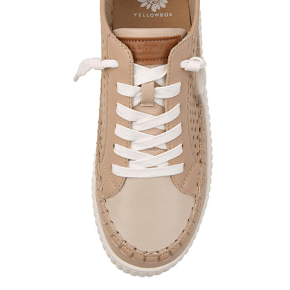 Yellow Box Footwear Mazal Perf Sneaker - Natural