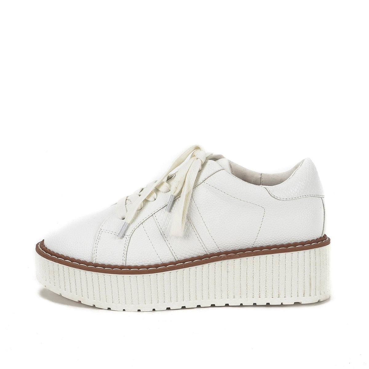 Yellow Box Footwear Marcell Flatform Sneaker - White