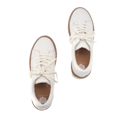 Yellow Box Footwear Marcell Flatform Sneaker - White