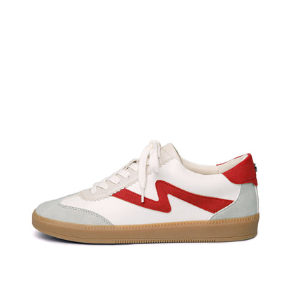 Yellow Box Footwear Zeldie Lace-Up Sneaker - Red