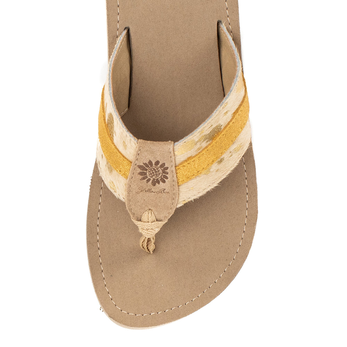 Yellow Box Footwear Jafna Flip Flop Sandal - Gold