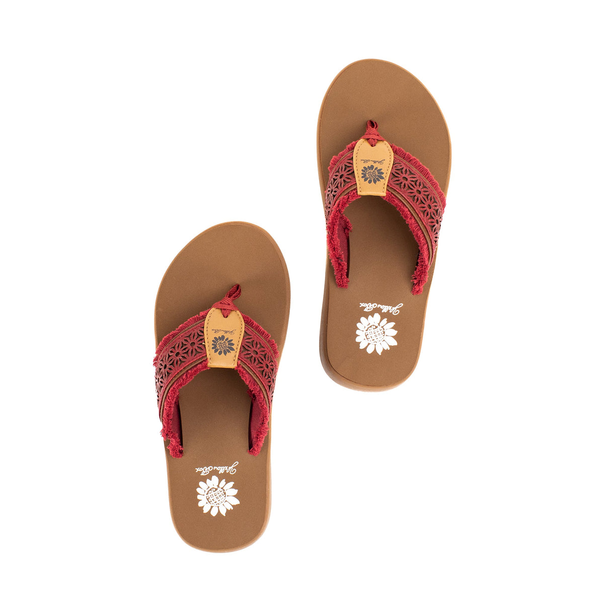Yellow Box Footwear Griffon Sandal - Red
