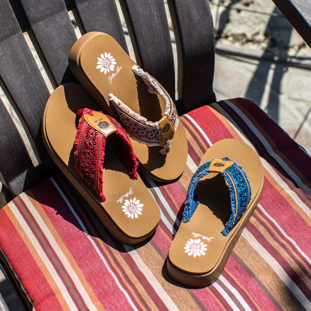 Yellow Box Footwear Griffon Sandal - Red