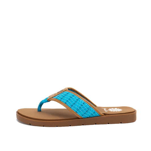 Yellow Box Footwear Fellow Flip Flop Sandal - Blue