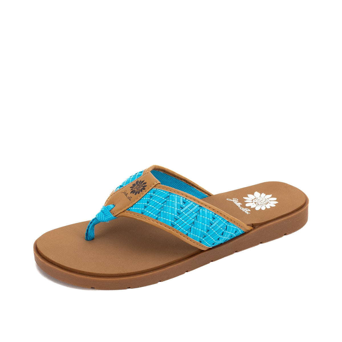 Yellow Box Footwear Fellow Flip Flop Sandal - Blue