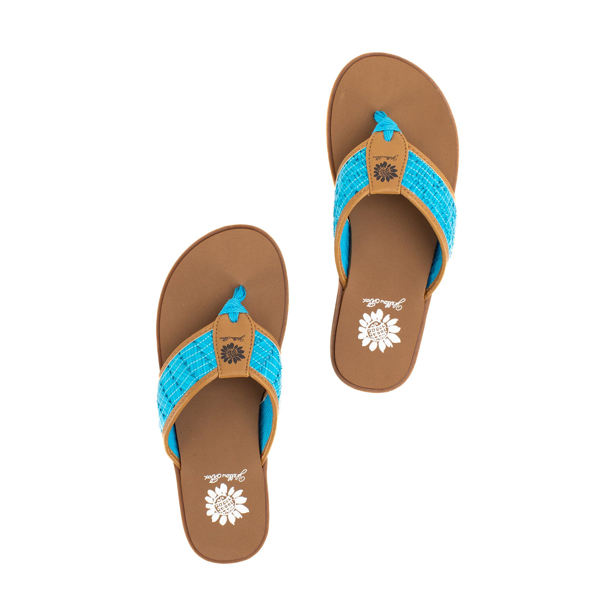 Yellow Box Footwear Fellow Flip Flop Sandal - Blue