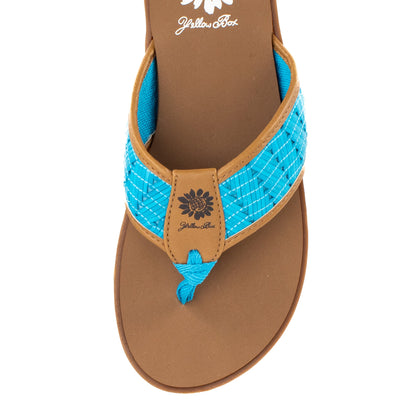 Yellow Box Footwear Fellow Flip Flop Sandal - Blue