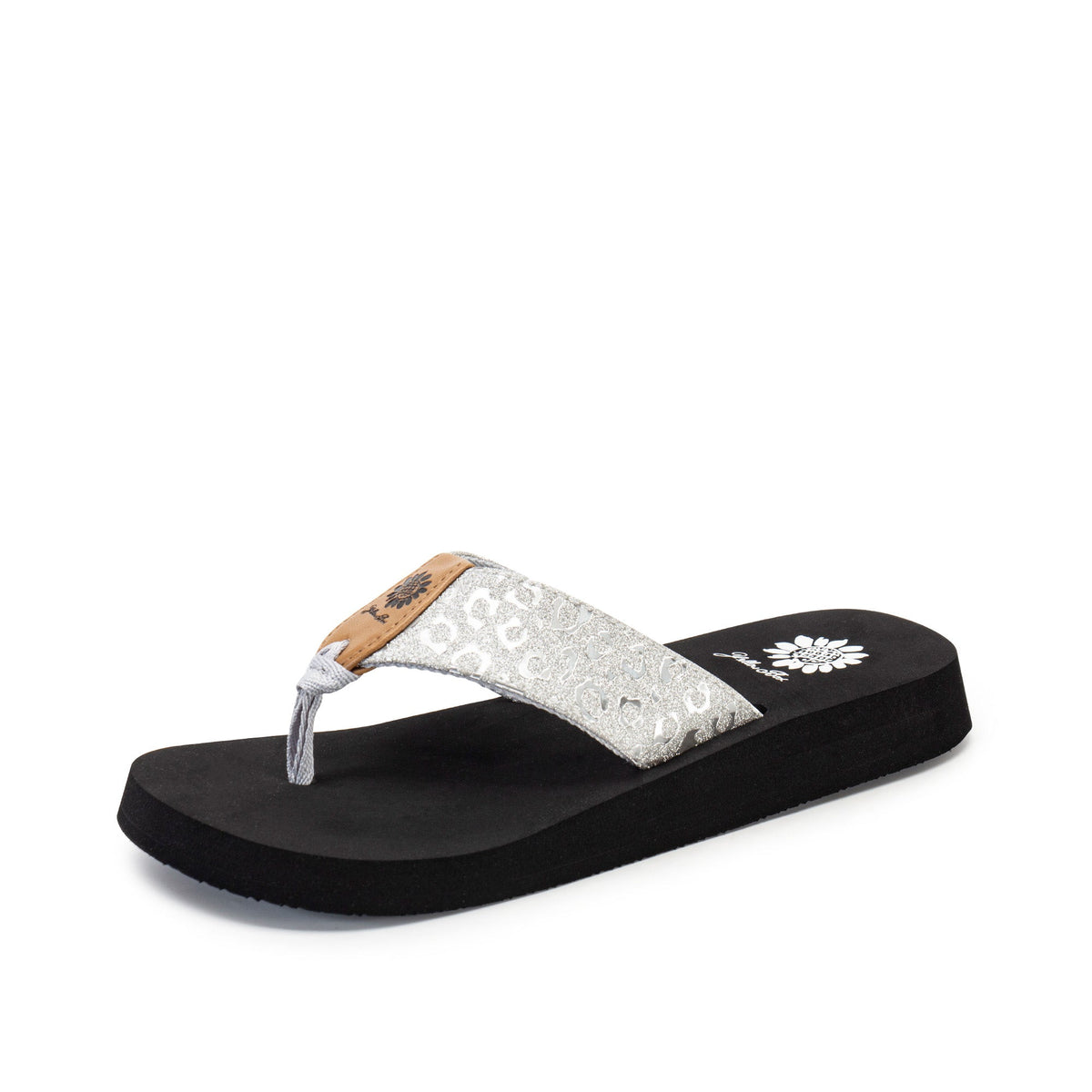 Yellow Box Footwear Frez Flip FLop - Silver