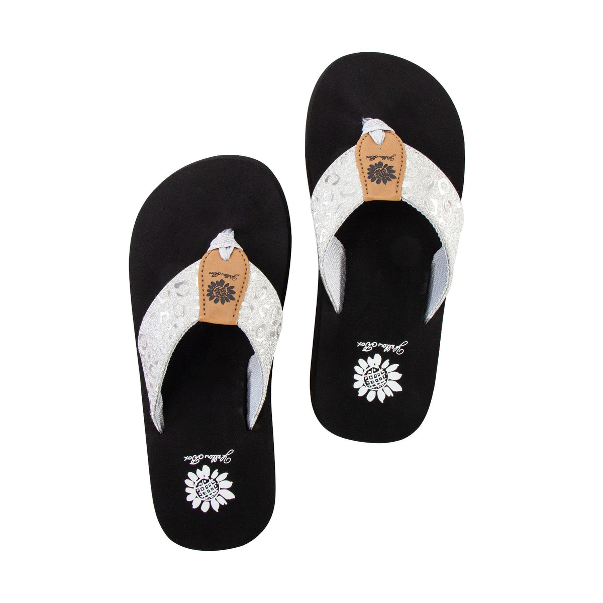 Yellow Box Footwear Frez Flip FLop - Silver