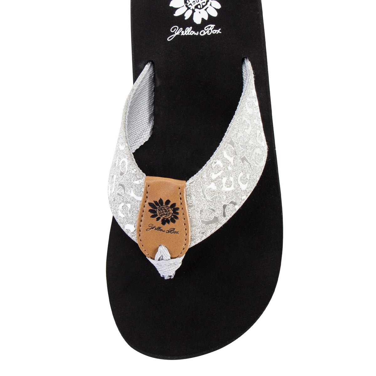 Yellow Box Footwear Frez Flip FLop - Silver
