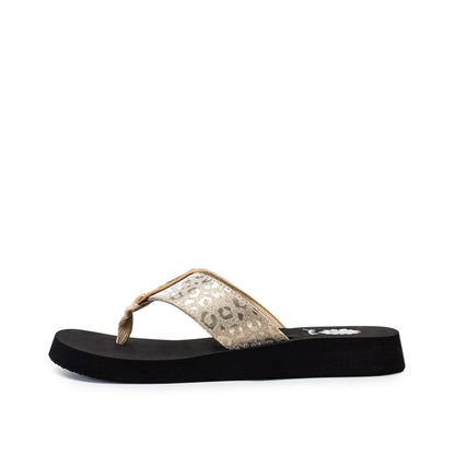 Yellow Box Footwear Frez Flip FLop - Silver